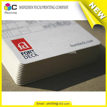 Digital Printing Art Paper luxury recycled business card printer